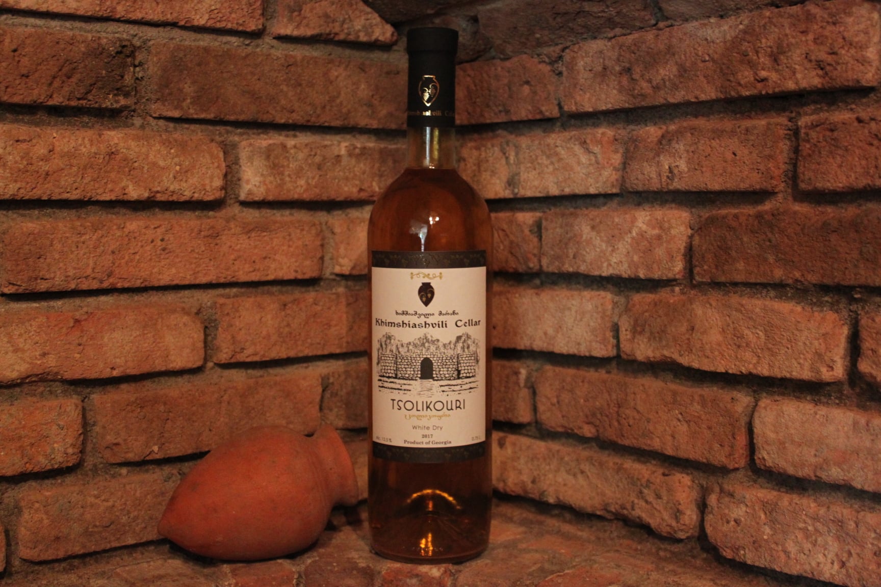 Tsolikouri resting in qvevri