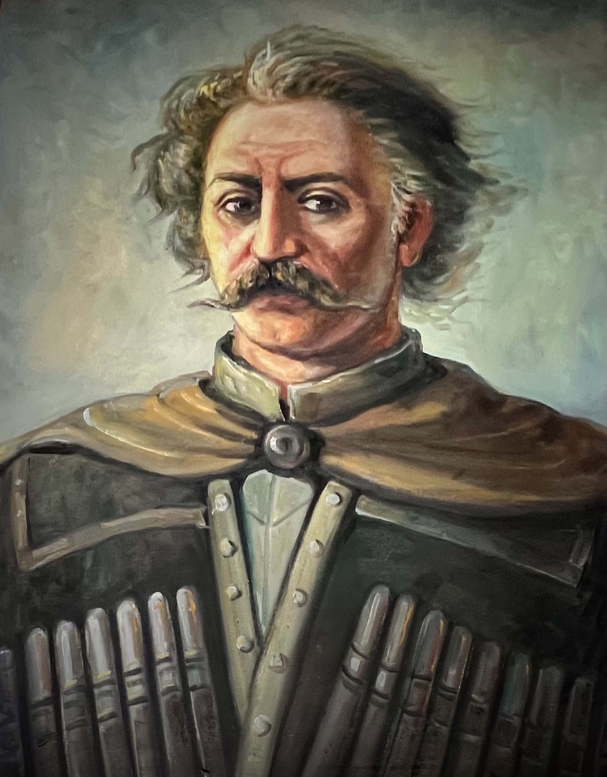 ზეთის ხატი ტილოზე · ხიმშიაშვილის პატრიარქი ჩოხაში, ვერცხლის ბანდულიერით